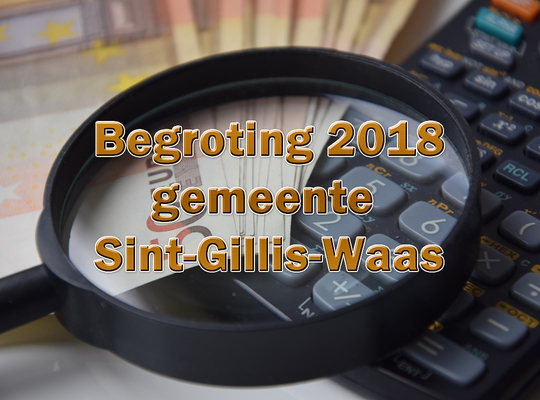 begroting 2018 Sint-Gillis-Waas