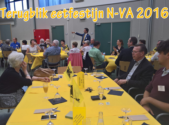 Eetfestijn N-VA Sint-Gillis-Waas 2016