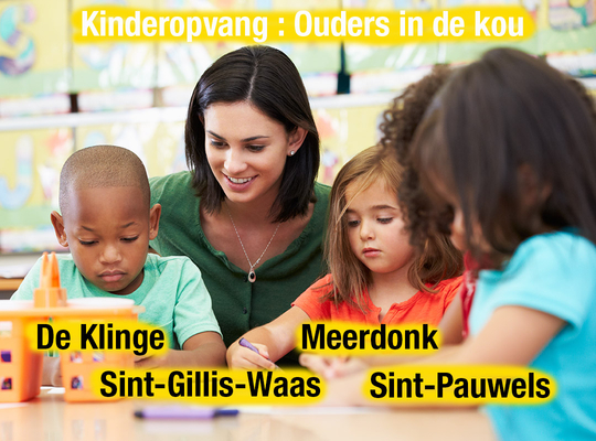 Kinderopvang Sint-Gillis-Waas : Ouders in de kou
