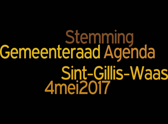 Gemeenteraad 4 mei 2017