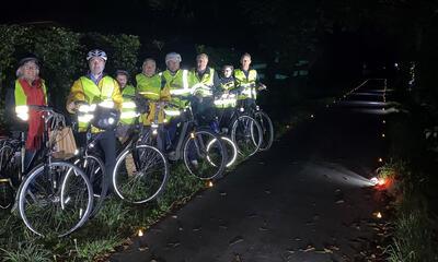 Fietsen in het donker