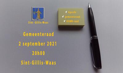 Gemeente- en OCMW-raad 2 september 2021