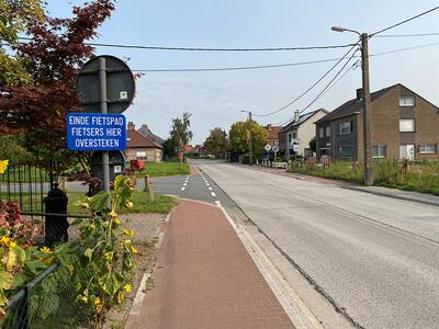 Ontbreken van oversteek