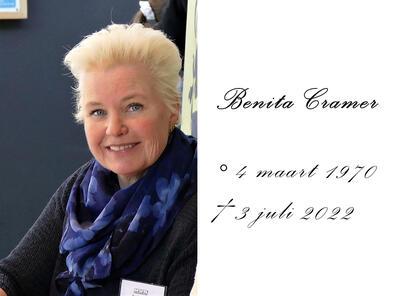 In memorandum Benita Cramer