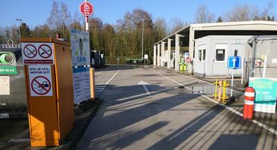 Weegbrug containerpark